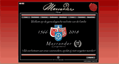 Desktop Screenshot of macrander.net